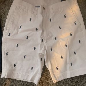 Classic fit polo shorts